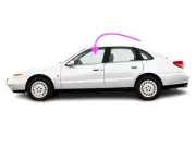 Fit 2000-2002 Saturn SL1 SL2 SW1 SW2 4D Driver Side Left Front Door Window Glass