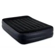 Intex Dura-Beam Pillow Rest Raised Airbed - Queen Black