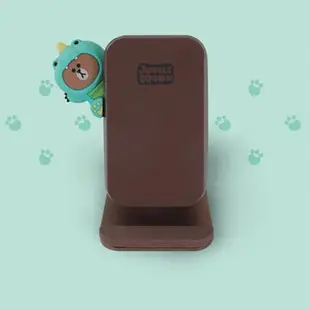 正版代購 韓國 公司貨 Line Friends 熊大 兔兔 變裝 無線充電手機座 充電器 蘋果 安卓 IPhone