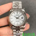 【免稅店】太古手錶 AR ROLEX 勞力士 日誌型系列M126234-0014白盤2813機芯自動機械904L鋼腕表3