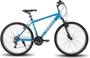 HILAND 26 27.5 Inch Mountain Bike, Mens and Womens MTB with 21 Speeds, High-Tensile Steel Frame, V Brake, Hardtail Bicycle for Adults