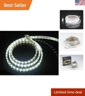 Dimmable 50FT LED Strip Light, 5500 Lumens, 6000K Pure White for Indoor/Outdoor