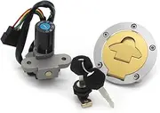MZBZUTEDEE Motorcycles Ignition Switch Gas Cap Seat Key Lock Set Fit for Cagiva mito125 900 750 SS ST4 Fit for Ducati M750 Monster M600 ST2 944 Moto