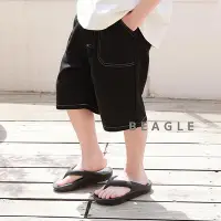 在飛比找Yahoo!奇摩拍賣優惠-S~XL ♥褲子(BLACK) BEAGLE-2 24夏季 
