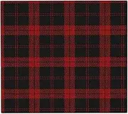 RHAIYAN Dish Drying Mat Drain Pad Black and Red Tartan Plaid Scottish Pattern Water Filter Kitchen Heat Resistant Protection Specific