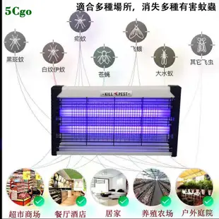 5Cgo【含稅】110V 220V 滅蚊燈掛牆滅蒼蠅燈餐廳家用商用滅蠅燈粘捕驅蚊燈抓捕神器t669885640622