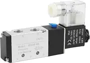 Pneumatic Solenoid Valve 2 Position 5 Way Air Valve with 8mm Connector DC20.4 to 26.4V for Industrial Control