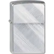 Zippo Metal Constructed Refillable Windproof Design Diagonal Weave Lighter