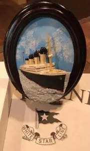 TITANIC Ship / 3D Plaque / Limited Addition ( 1 of 1000 made ) Lakeland Studios