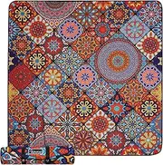 NAKIE Picnic Blanket - Extra Large, Waterproof, Machine Washable, Easy Storage. Perfect for Camping, Picnics & Outdoor, Children by The Beach or Playing with Dog, 2m x 2m cm (Holiday Dreams)