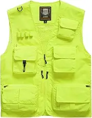 [Bewellan] Fishing Vest Mesh Vest Fishing Jacket Multifunctional Outdoor Fishing Shoulder Multi Pocket Vest