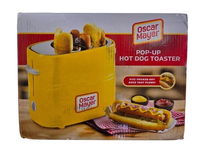 Oscar Mayer OMHDT600YW HOTDOG 2SLOT TOASTER YELLOW NEW