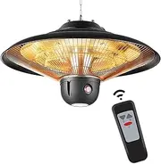 [DONYER POWER] Outdoor Heaters for Garden Patio Heater with Remote (800/1200/2000W) Halogen Heater Waterproof Greenhouse Infrared Heaters