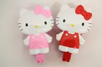 在飛比找樂天市場購物網優惠-大賀屋 Hello Kitty 站姿 造型 摺疊 氣墊梳 梳