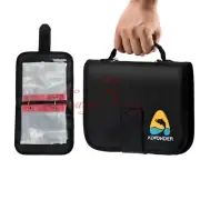 Fishing Soft Bait Binder Snell Holder Tackle Box 10pcs PVC Bags Lure Storage