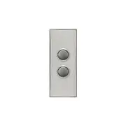 Clipsal Saturn Series Grid & Plate Assembly Architrave 2 - 4062-HS