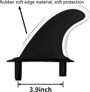 Surfboard G5 Fins Rubber Edge Soft Top Foam Softboard Thruster Fins