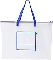 DOITOOL Portable Art Portfolio Storage Bag Durable Poster Organizer for Classroom Projects Art Supplies Present for Holidays Dust Resistant Design