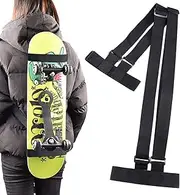 TOBWOLF Universal Skateboard Shoulders Carry Strap, Adjustable Longboard Shoulder Carrier Backpack Belts, Fit for All Skateboards & Snowboards & Skis Carry