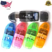 NEW Smoke Portable SDHC SD MMC Memory Card Reader Writer T-Flash USB 2.0 Adapter