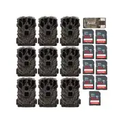 Stealth Cam Browtine 14MP Camera (9-Pack) Bundle with 32GB Memory Card (9-Pac...
