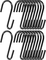 Ｂｅｓｇａ 18Pcs S Shaped Hooks Tree Branch Hooks Compact Plant Hangers Fence Hangers for Planter, Garden Tools Plant Pots Bird Feeders