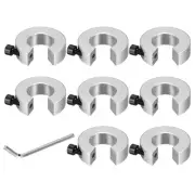 SBR20 Linear Rail Shaft Stop Collars with a Nickel Flat Head Wrench 8pcs
