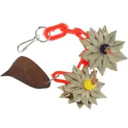 Bird Parrot Bite Toy Edible Bird Chewing Plaything Bird Cage Hanging Pendant