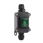 Dual Head 12-24V Waterproof Inline Cord Switch Toggle Durable Toggle Switch