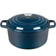 Enameled Cast Iron Dutch Oven Pot With Lid, Dutch Oven for Sourdough Bread Ba...