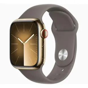 【Apple】Watch Series 9 LTE版 41mm(不鏽鋼錶殼搭配運動型錶帶)