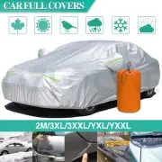AUS Car Cover 6 Layers Aluminum Waterproof Large Rain UV Dust Hail Proof 2M-YXXL