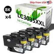 4PK LC3035 3035 Ink Cartridge InkJet MFC-J815DW MFC-J995DW Printer BLACK