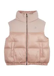 Moncler Kids Suzan Wool-blend and Shell Gilet (8-10 Years) - Pink - 14A (14 Years) 14A (14 years)