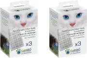 6 pieces Pet Fountain Filters compatible with Anko (Gen1) Pet Fountain & Cat H2O