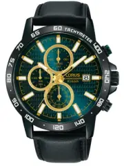 Lorus RM319GX9 classic Chronograph Mens Watch 43mm 10ATM