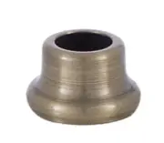 B&P Lamp 1/2 Inch Stamped Steel Nut in Antique Brass