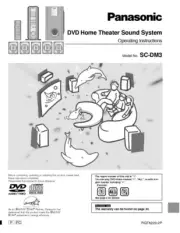 Panasonic SA-DM3 Stereo System Owners Instruction Manual