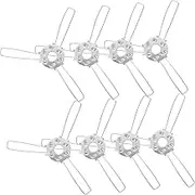 TEHAUX 20Pcs DIY Lampshade Fixators Lamp Shade Holders for Pendant Table Lamps Durable Clamps for Home Lighting Decor Modern Design Easy Installation