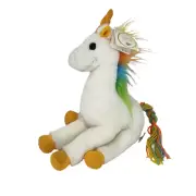 VINTAGE RUSS BERRIE STARLIGHT RAINBOW UNICORN STUFFED ANIMAL PLUSH TOY BRITE NEW