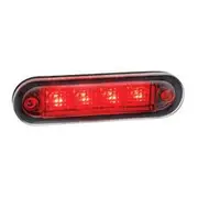 Narva 4 LED Front End Outline Marker With 0.5m Cable - Red, 10-30V
