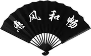 [Generic] Silk Fans Handheld - Craft Decorative Folding Fan | Handheld White Traditional Creative Dancing Props for Party Dance Decoration