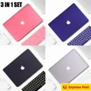 3-IN-1 SET MacBook Pro 13 Inch Case M1 A2338 A2289 2251 MacBook Air 13.6 " M2 M3
