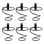Pack of 6 Wall Mounted Wine Racks - Red Wine Bottle Display Holder with3244