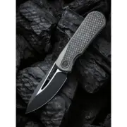 WE KNIFE WE21033-2 BALOO Folding Knife, Flipper, Ti, CF