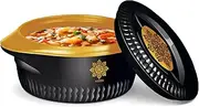 Milton Royal 3500 Insulated Inner Stainless Steel Casserole, 3.4 Litres, Black Gold | BPA Free | Food Grade | Easy to Carry | Easy to Store | Ideal For Chapatti | Roti | Curd Maker