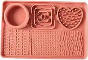Lick Pads for Dogs | Silicone Dog Food Mat - Interactive Puzzle Toy, Multi-Functional Slow Feeder Bowl for Sensory Enrichment Mental Stimulation Training