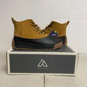 Alpine Mens Full grain leather Tan Gavin Duck Boot Sizes 8.5-14 AD22MCW003-TAN