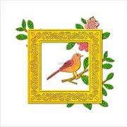 [XMZZMX] Flower Branches Bird Metal Cutting Dies for Card Making, Paper Embossing Die-Cuts Kit Storage Pockets Supplies, Scrapbooking Stencils