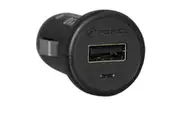 Force 1A USB Car Charger for Android iPhone iPad Tablet GPS Smartphones - Black